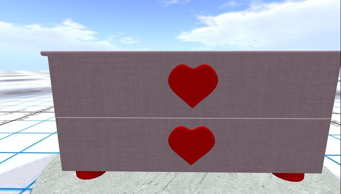 Valentine Heart Side Table