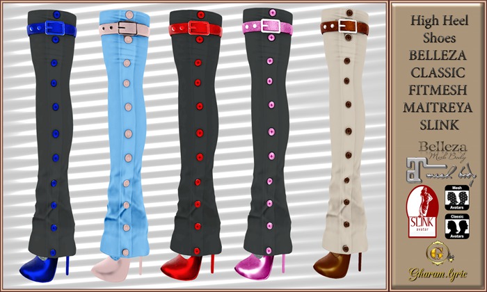 High Heel Shoes Big brown