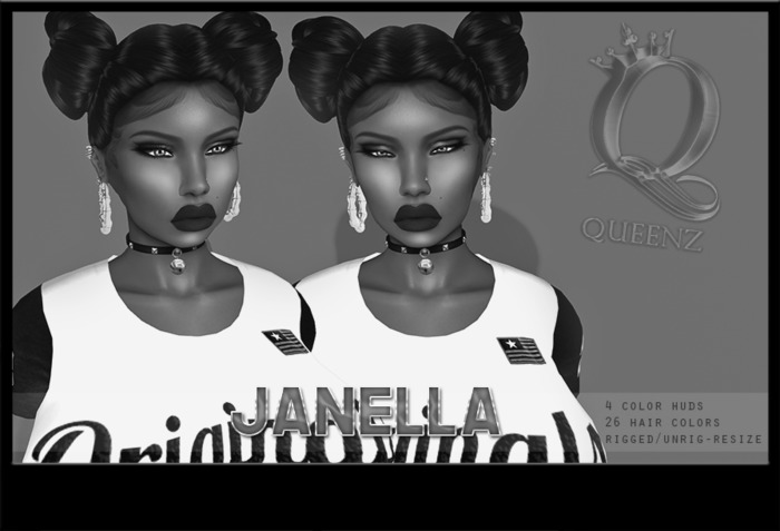 {H} Janella (Rigged Mesh Hair) DEMO