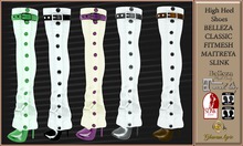 High Heel Shoes  White and Grey