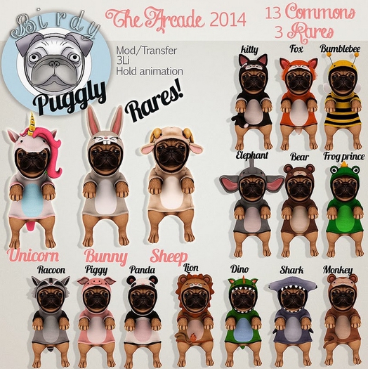 .Birdy. Puggly {Bear}