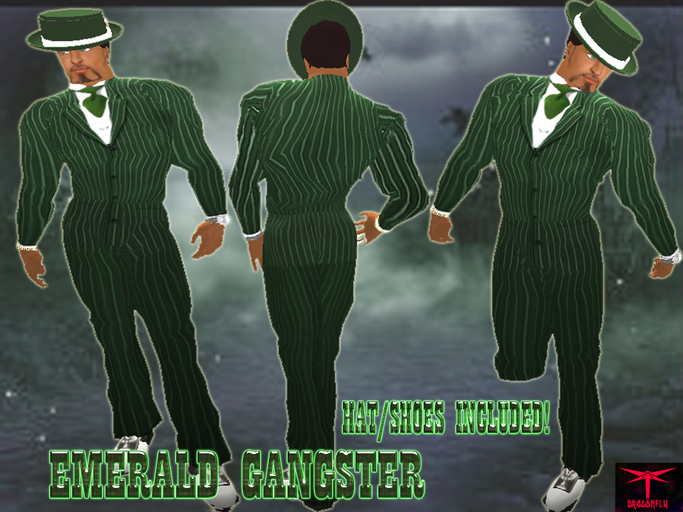 Emerald Gangster DragonFly Designs