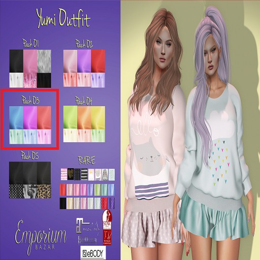 EMPORIUM - Yumi Outfit PACK3