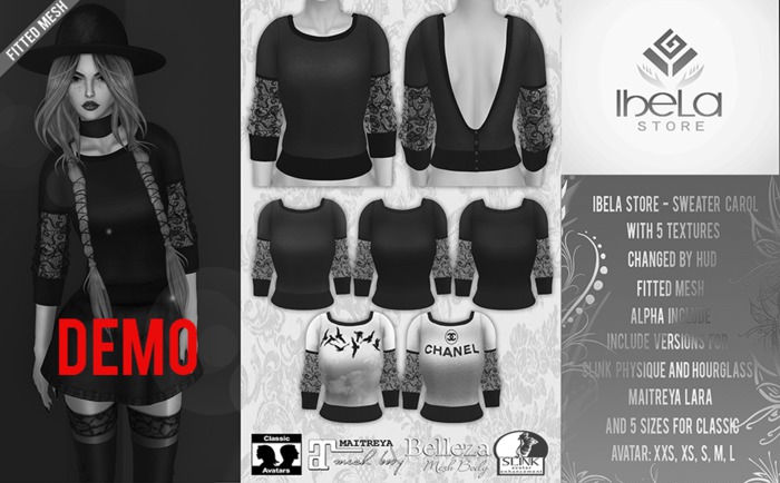 DEMO Ibela Store - Sweater Carol with HUD