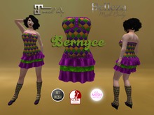 Bernyce Mardi Gras  Dress