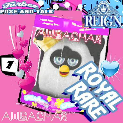 REIGN.- FURBEE (ROYAL)- #1 RARE 90s Toy