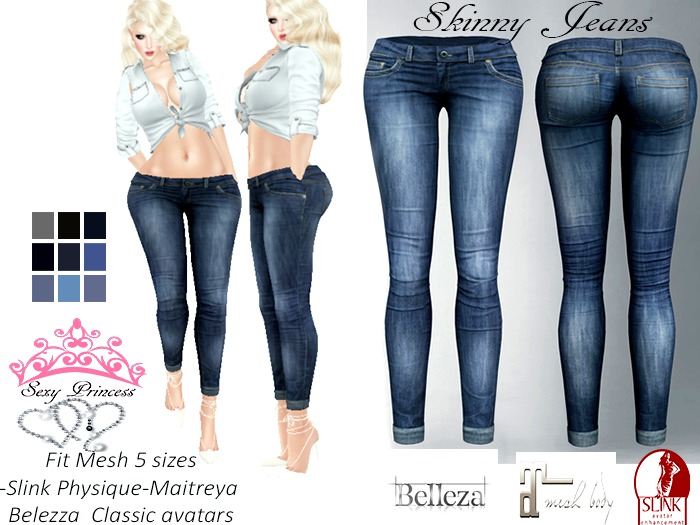 **Sexy Princess** Skinny Jeans Fatpack