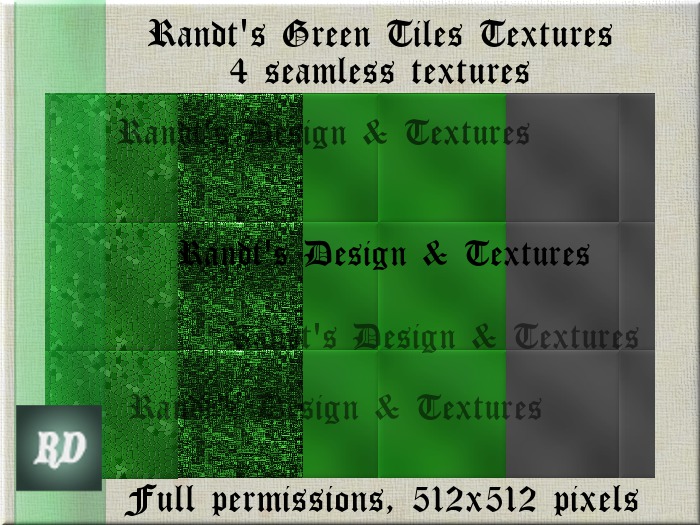 Randt's Green Tiles Textures