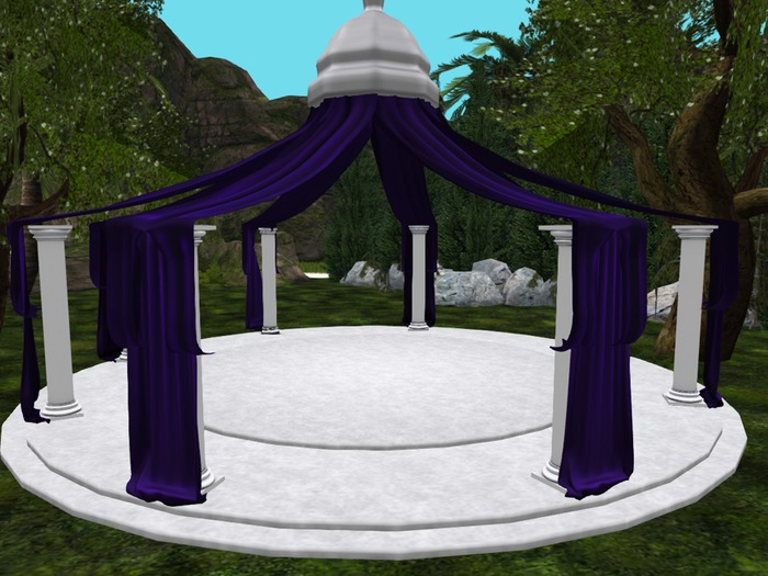 [P&L] - Birthday Pavilion - Purple and White