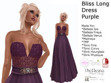 *BSASSY* BLISS LONG DRESS PURPLE