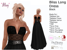 *BSASSY* BLISS LONG DRESS BLACK