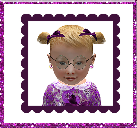 Pat A Kake Amazing Purple Ribbons