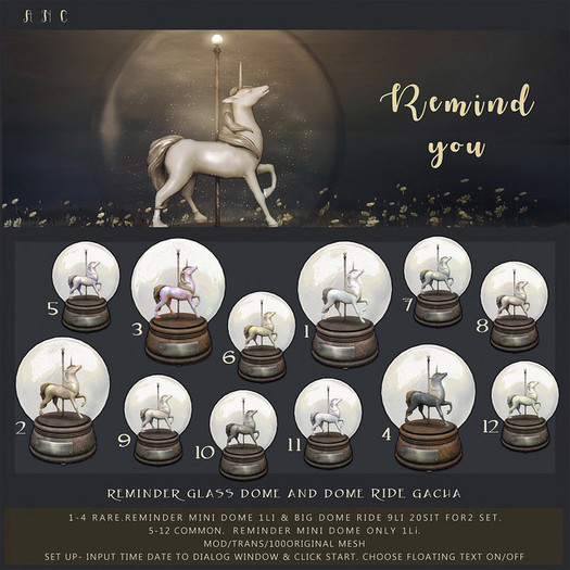 11){anc} remind you. horse dome {ice}