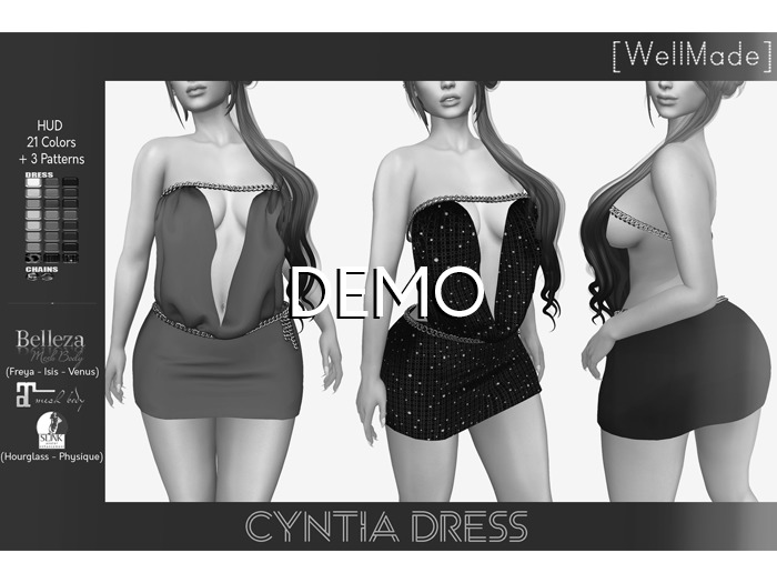 [WellMade] Cyntia Dress DEMO