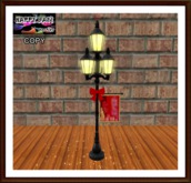 Valentines - Post Lamp