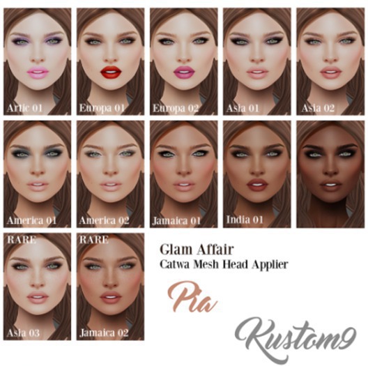 Glam Affair - Pia Applier ( Catwa / Tumble ) Africa 01