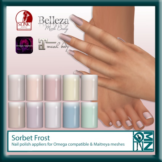 DMZ - Sorbet Frost nails