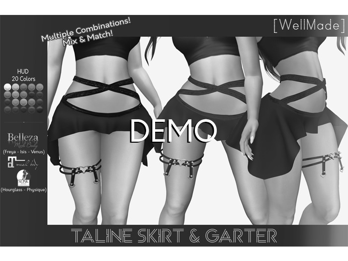 [WellMade] Taline Skirt & Garter DEMO