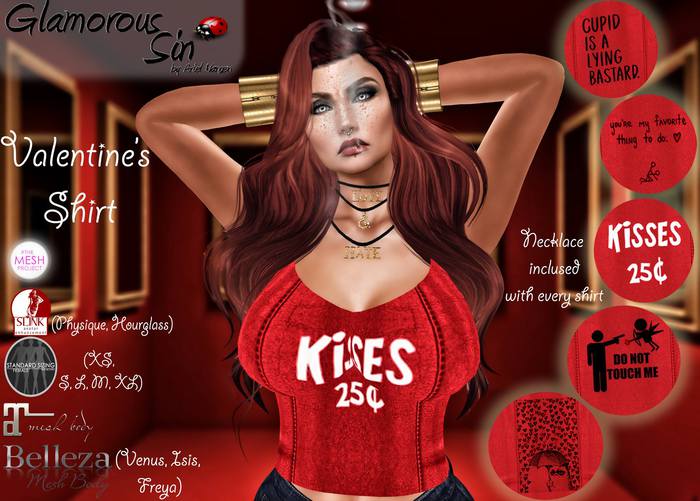 GS - Valentine's DonTouchMe Top