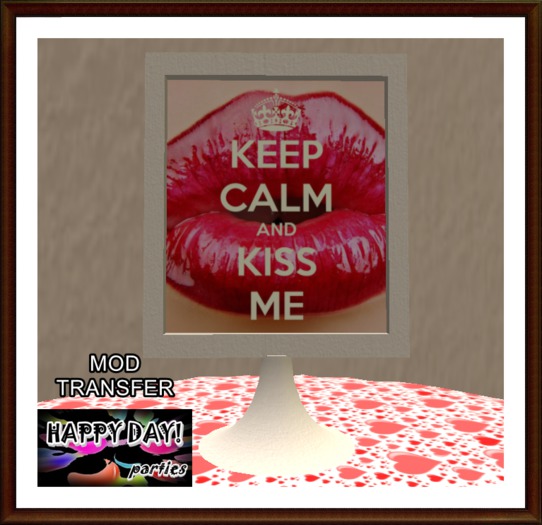 Valentines - Kiss me Frame