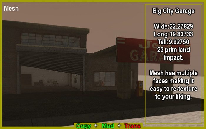 Big City Garage Gas Station
