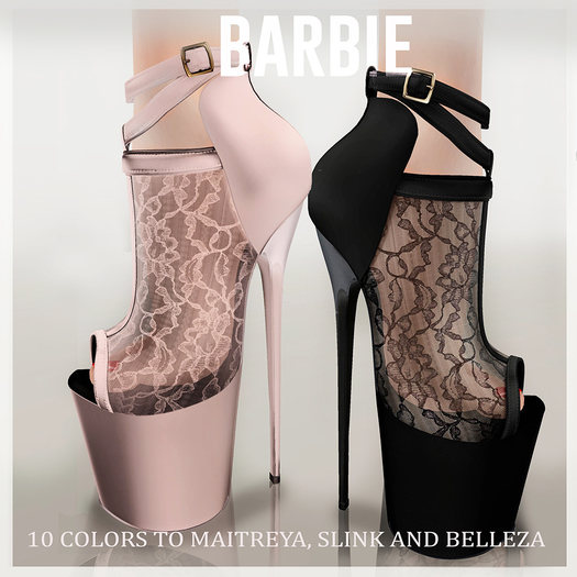 LEGENDAIRE BARBIE HEELS