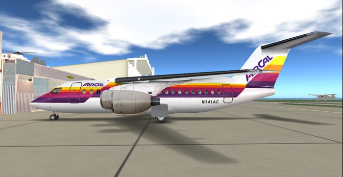 AIRCAL PAINTJOB BAE 146 MC KEENAN