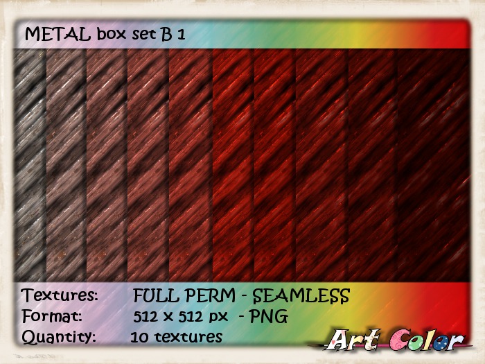 (ArtColor) Metal box set B 1 - full perm