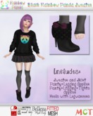 .:RP:. Black Rainbow Panda Sweater Outfit (wear to unpack)