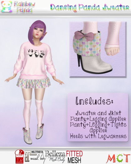 .:RP:. Dancing Panda Sweater Outfit (wear to unpack)