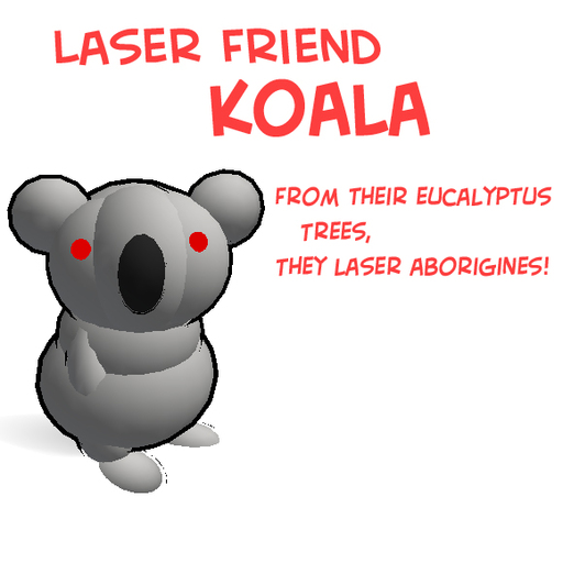 Fluffy Laser Friend Koala AV