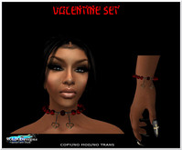 VALENTINE NECKLACE AND BRACELET