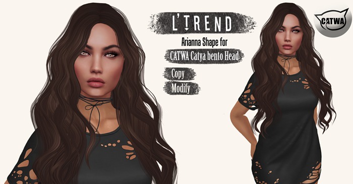 L'TREND - ARIANNA SHAPE *CATWA HEAD*  (BENTO)