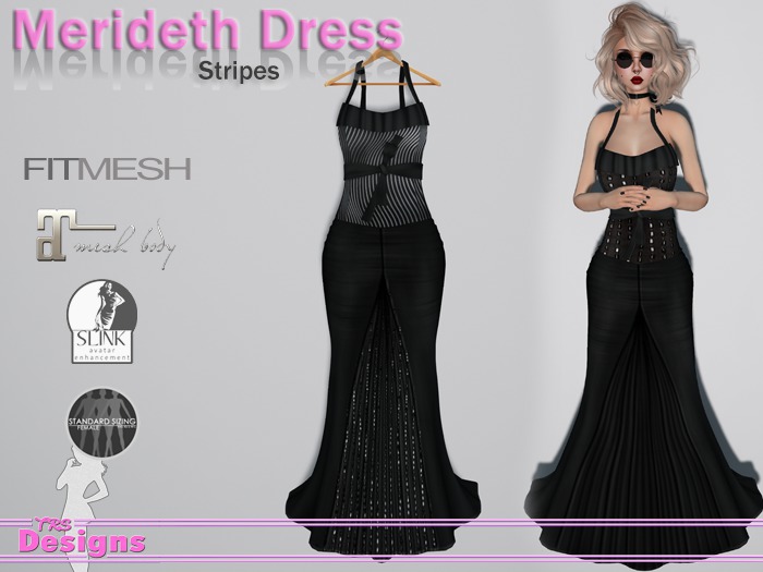 Merideth Dress Stripes