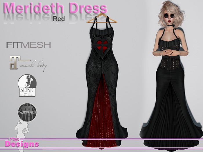 Merideth Dress Red