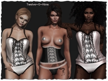 S&P slumber party top & panties black Lara RARE (rez to unpack)