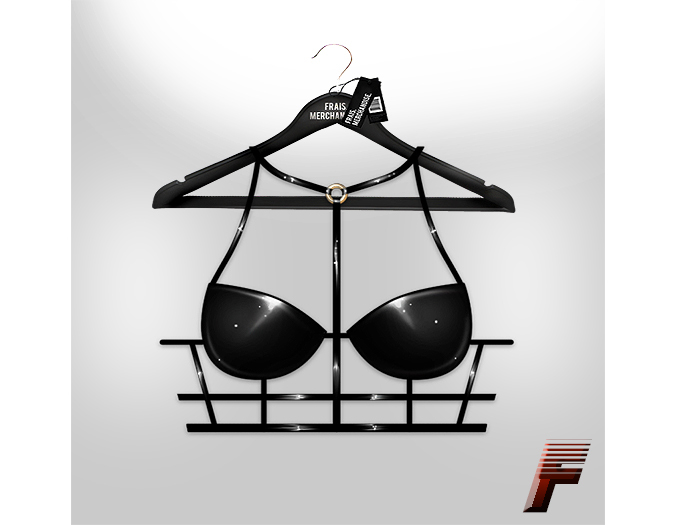 Frais // Caged Top In Black Omega