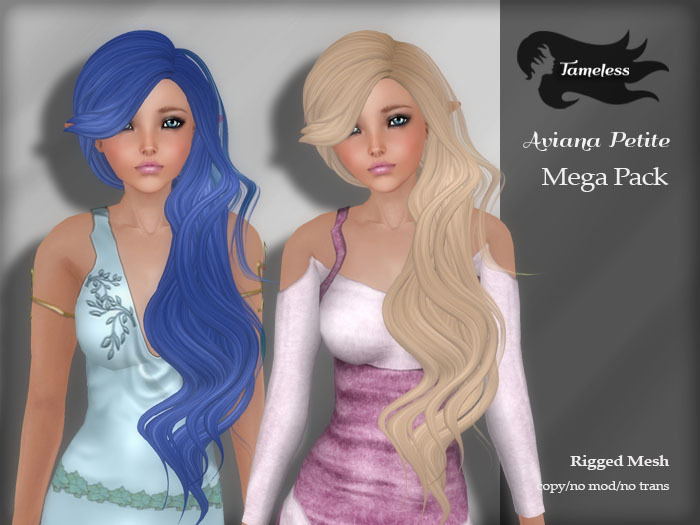 Tameless Hair Aviana Petite - Mega Pack for Yabusaka Petite MESH avatar