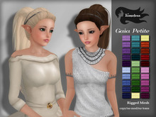 Tameless Hair Gaia Petite - Fantasy for Yabusaka Petite MESH avatar