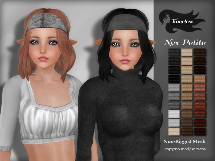 Tameless Hair Nyx Petite - Naturals for Yabusaka Petite MESH avatar