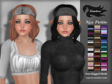 Tameless Hair Nyx Petite - Fades for Yabusaka Petite MESH avatar
