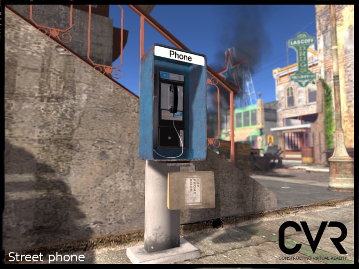 Street phone box