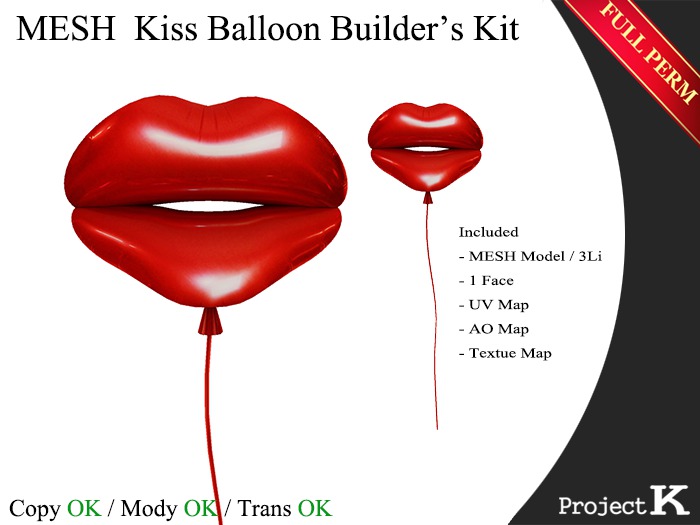 MESH Kiss Balloon Builder's Kit 