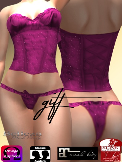Hud Appl corset panty