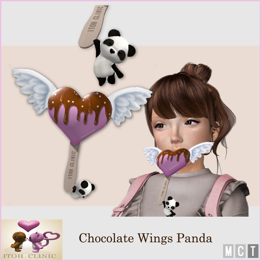 +ITOH CLINIC+Choco hart panda
