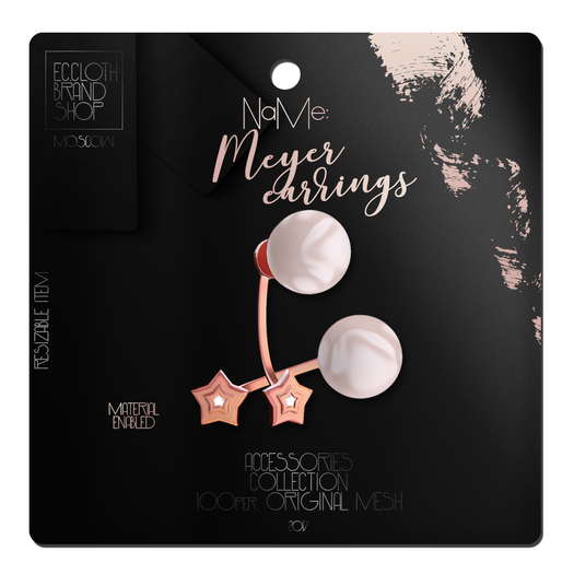 Ec.cloth - Meyer Earrings - Rose Gold