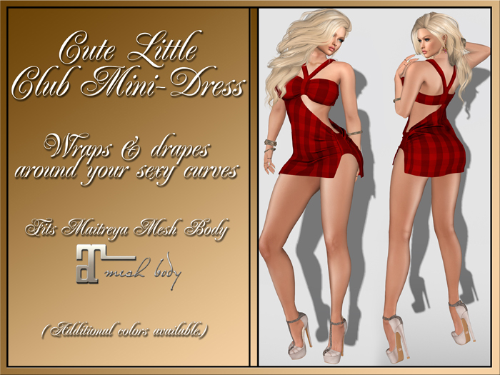 Mini Club Dress - Red Plaid (Maitreya)