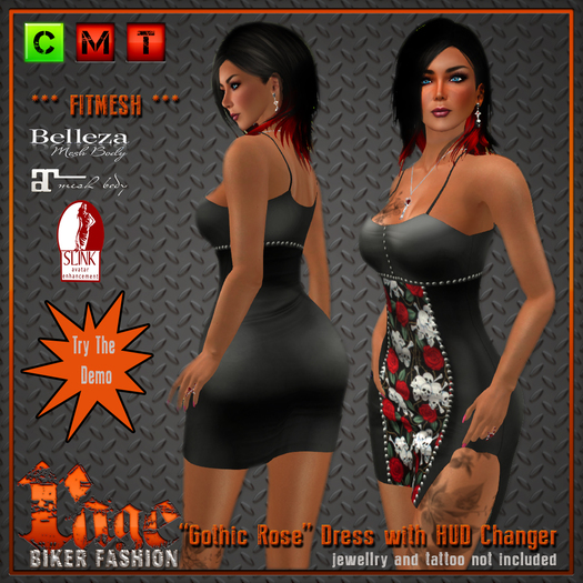 Gothic Rose Cami Dress  (ADD ME)