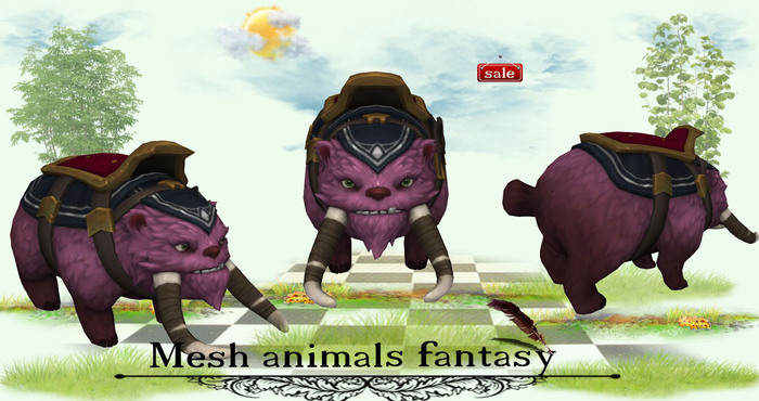Mesh animals fantasy(copy&modify) v. 2