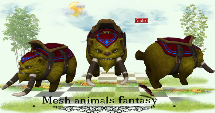 Mesh animals fantasy(copy&modify) v. 3